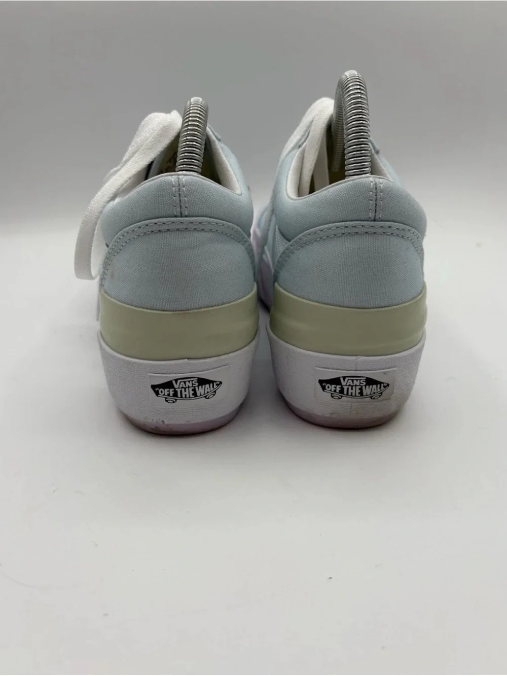 Vans Old Skool Stacked Platform Women's Size 8 Shoes Sneaker Pastel Blue